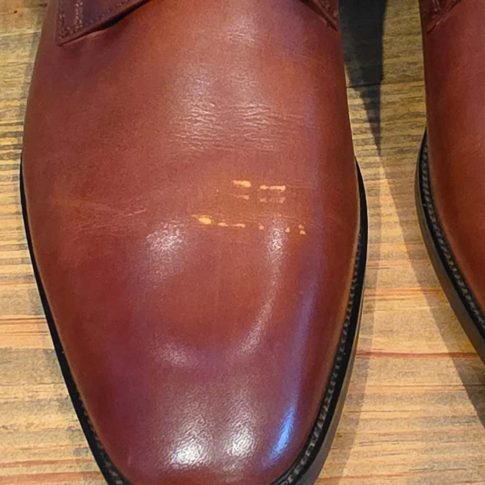 Florsheim Mens Monk Strap Dress Shoes Cognac Brown Leather 14293-221 Size‎ 10